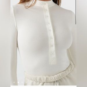 Joah Brown Button Down Henley Long Sleeve